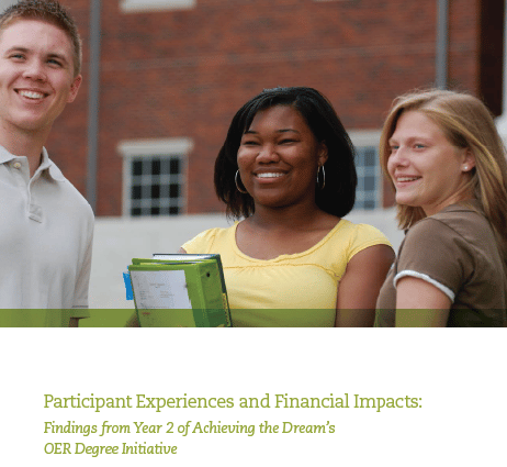 Participant Experiences and Financial Impacts: Findings from Year 2 of Achieving the Dream’s OER Degree Initiative