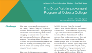 Drop Rate Improvement Program Odessa College