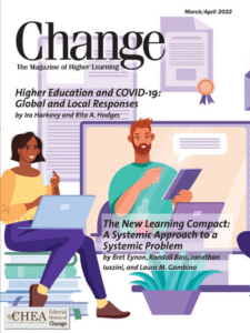 Cover of Change: The Magazine for Higher Learning