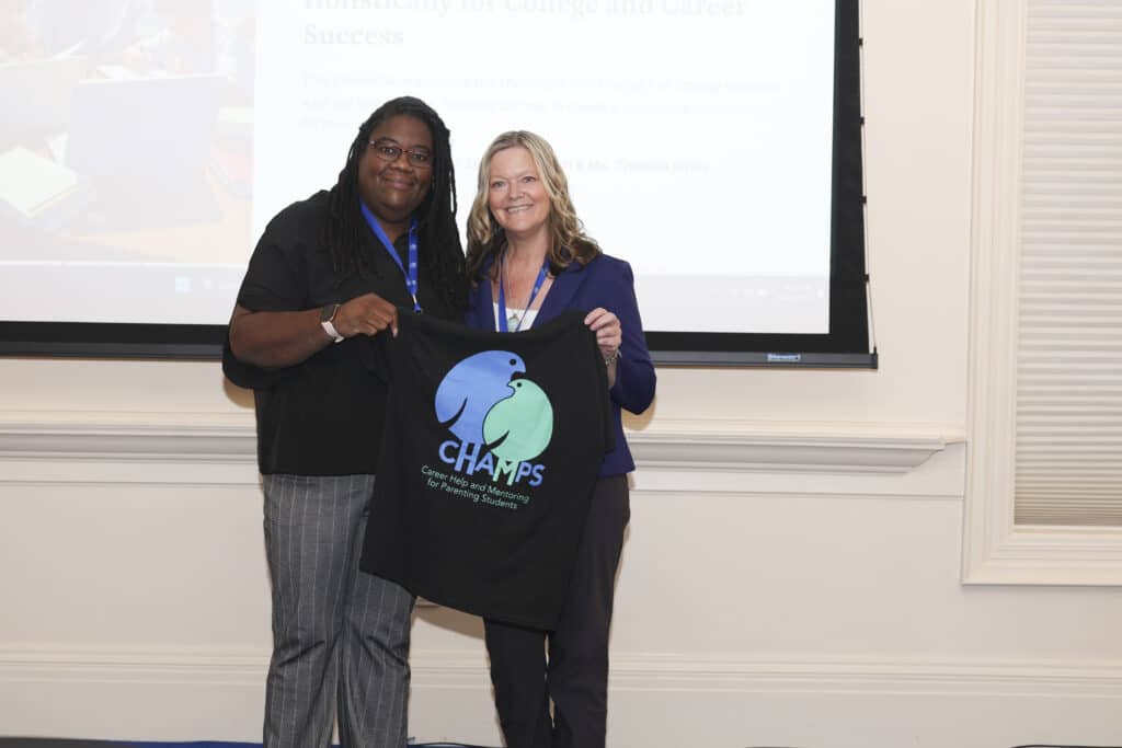 Dr. Ebony Lynch and Theresa Sirles at the 2024 VCCA Conference